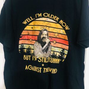 Well I'm Older Now But I'm Still Runnin' Against The Wind Men's T-Shirt Black XL